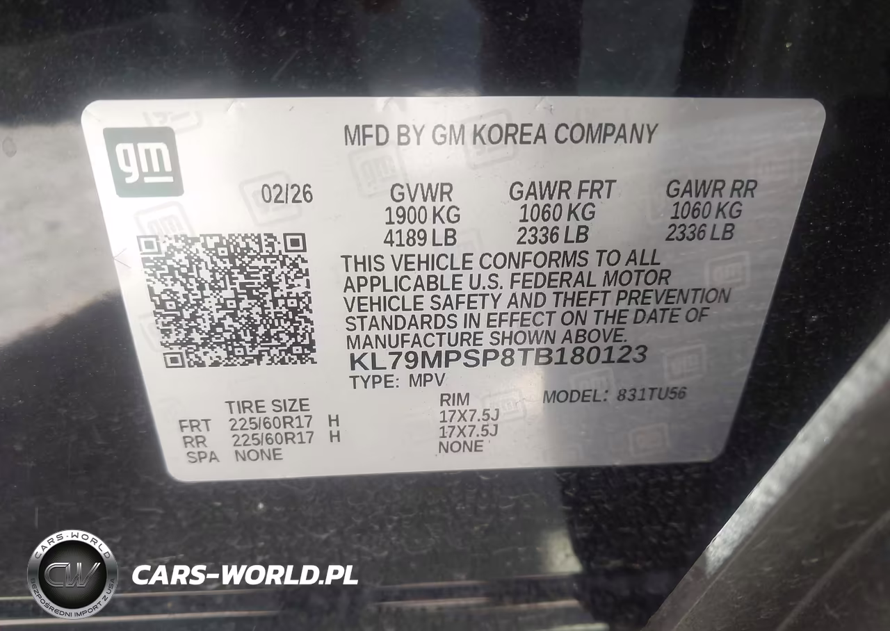 2026 Chevrolet Trailblazer Fwd Lt VIN:KL79MPSP8TB180123 - 9