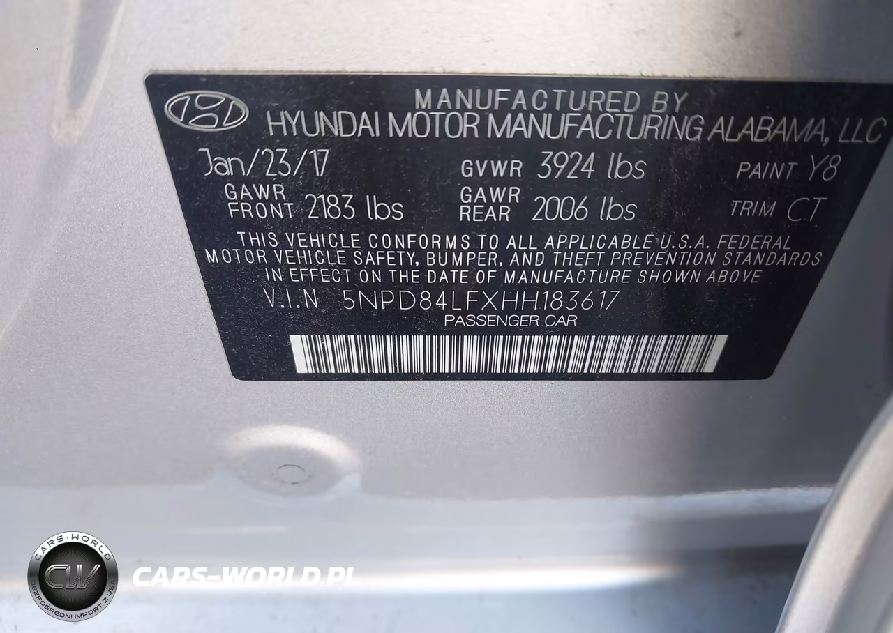 2017 Hyundai Elantra Value Edition VIN:5NPD84LFXHH183617 - 9