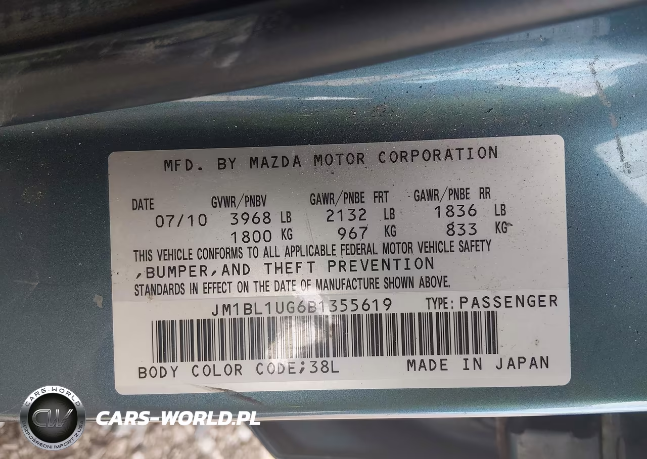 2011 Mazda Mazda3 I Sport VIN:JM1BL1UG6B1355619 - 9