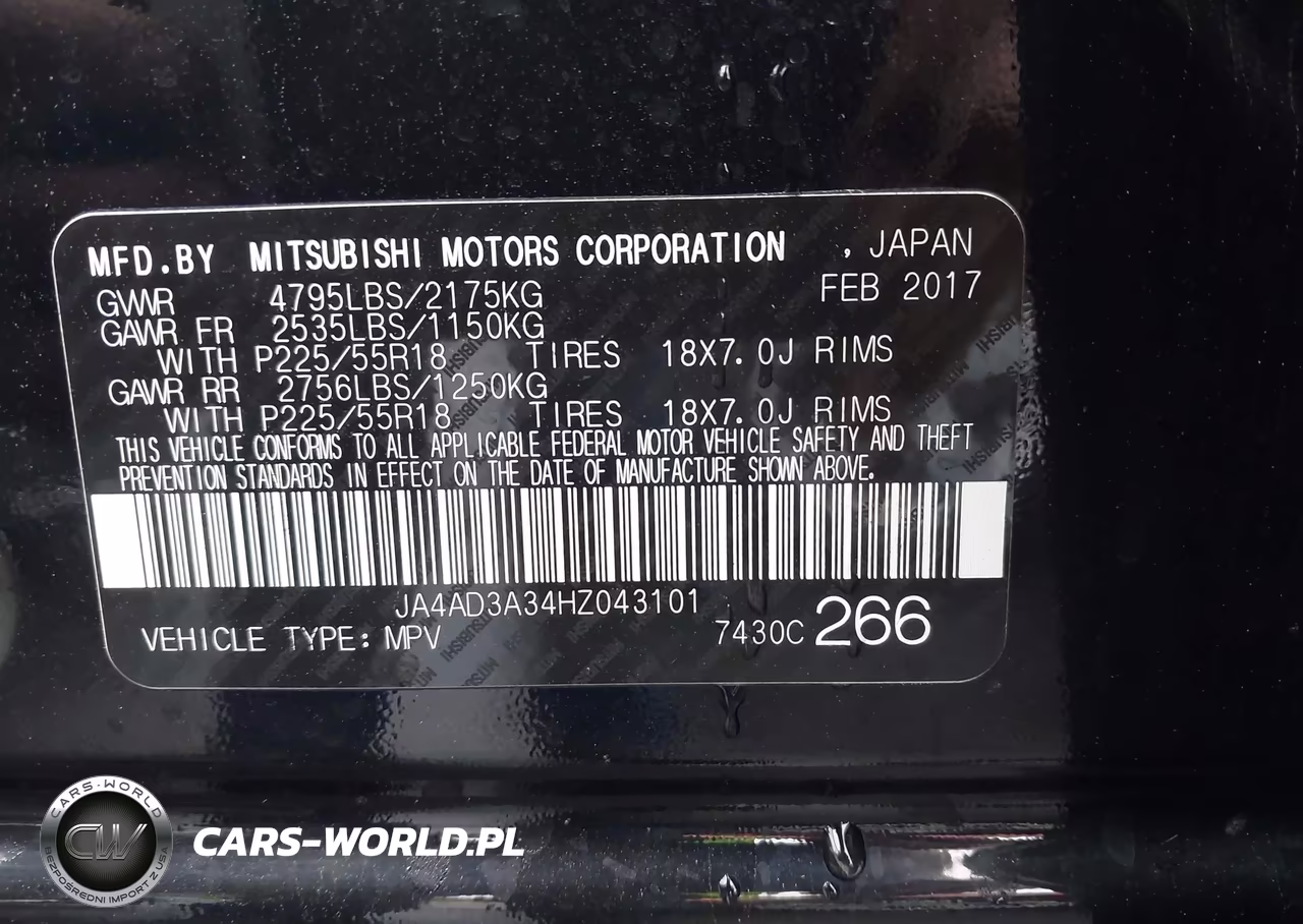 2017 Mitsubishi Outlander Se-Sel VIN:JA4AD3A34HZ043101 - 9
