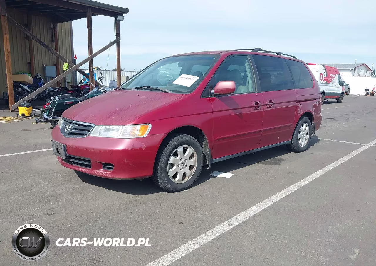 2002 Honda Odyssey Ex-L VIN:2HKRL18042H560926 - 2