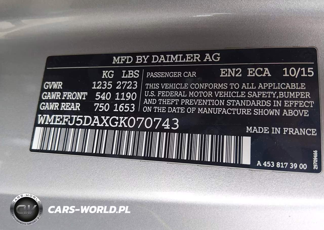 2016 Smart Fortwo Passion VIN:WMEFJ5DAXGK070743 - 9