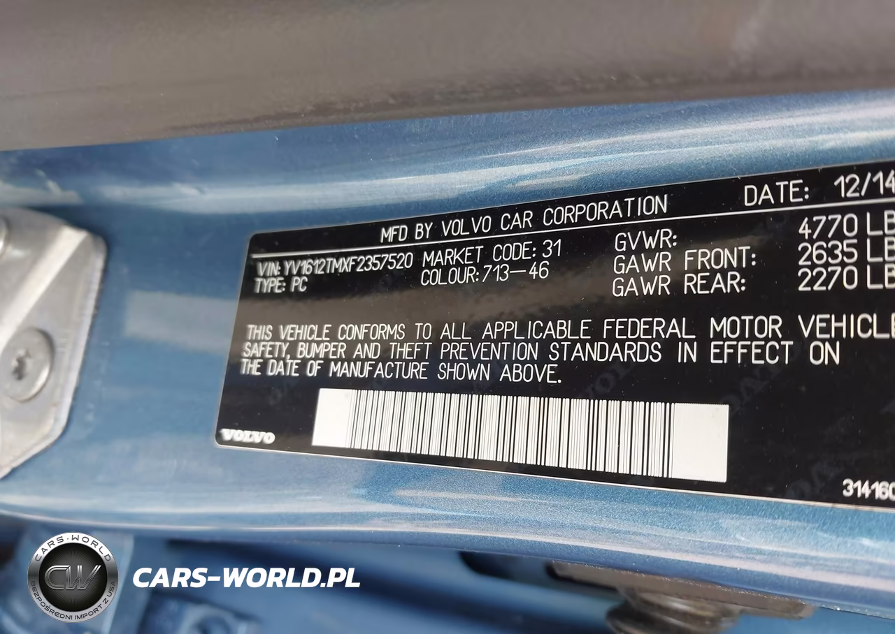 2015 Volvo S60 T5 Platinum VIN:YV1612TMXF2357520 - 9