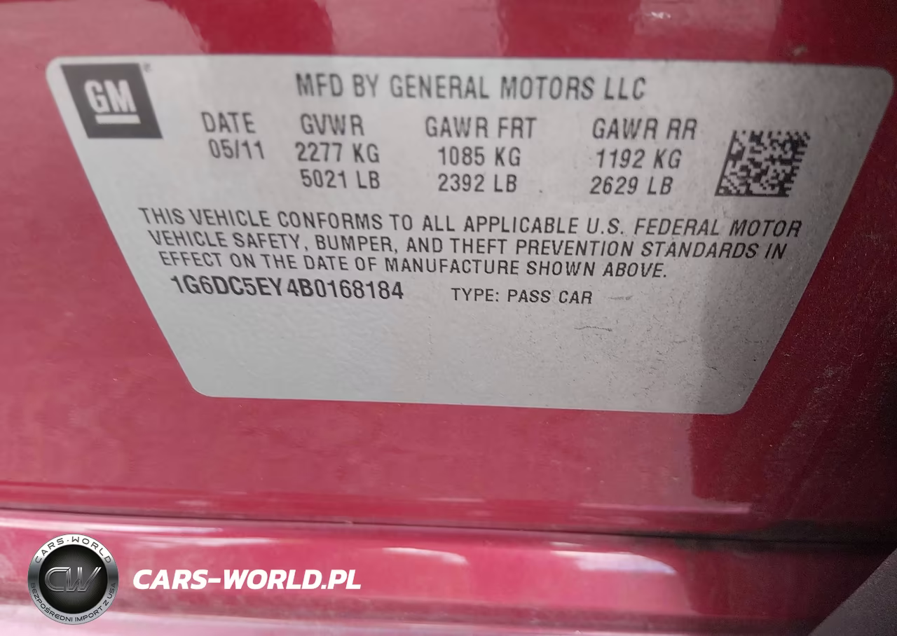 2011 Cadillac Cts Standard VIN:1G6DC5EY4B0168184 - 9