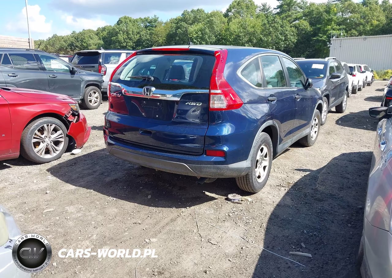2015 Honda Cr-V Lx VIN:5J6RM4H33FL076587 - 4