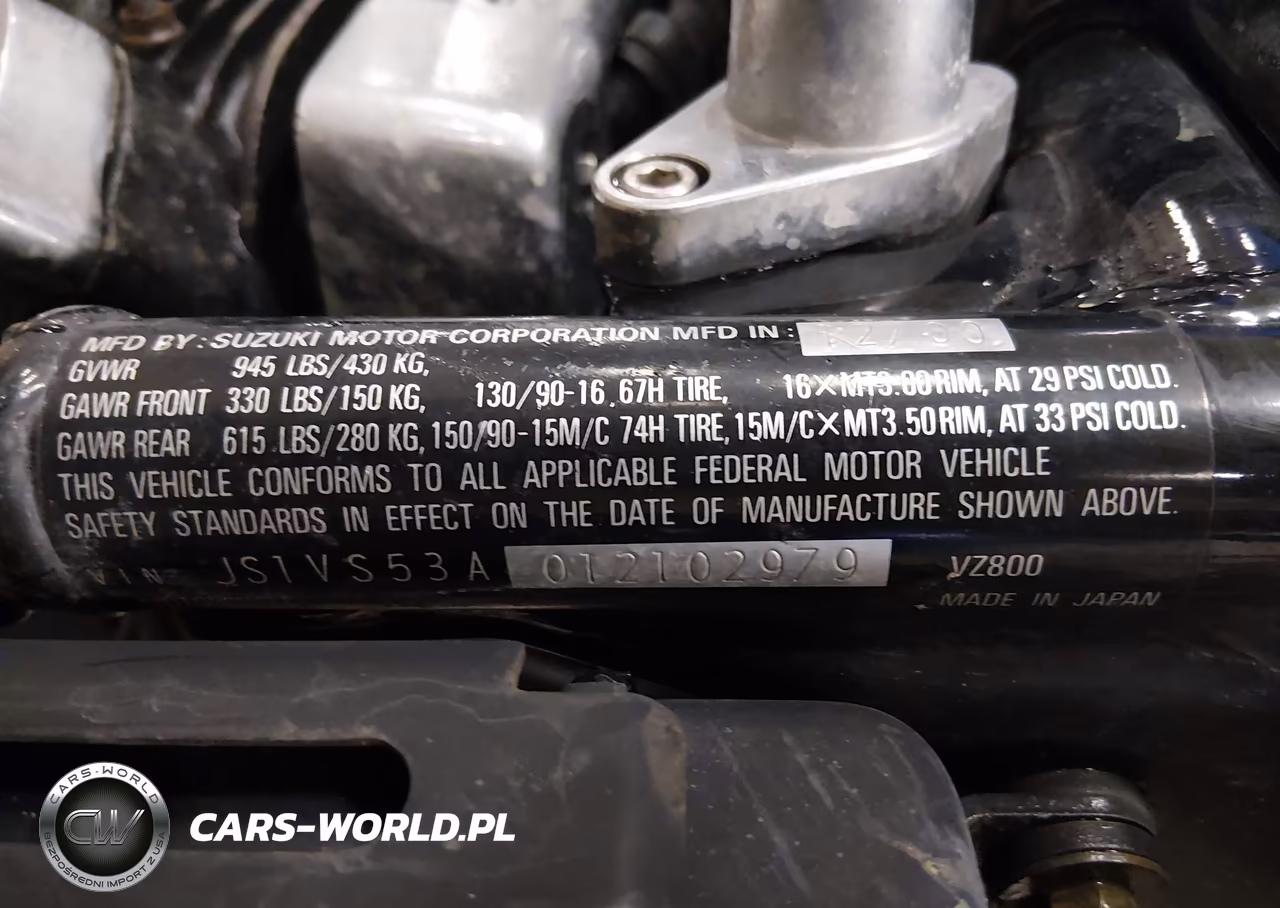 2001 Suzuki Vz800 VIN:JS1VS53A012102979 - 10