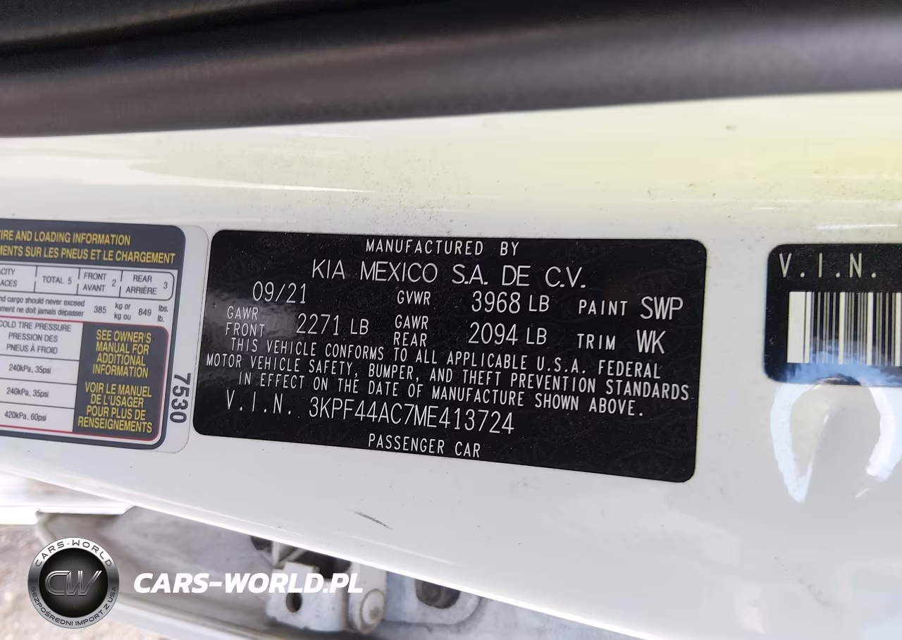 2021 Kia Forte Gt VIN:3KPF44AC7ME413724 - 9