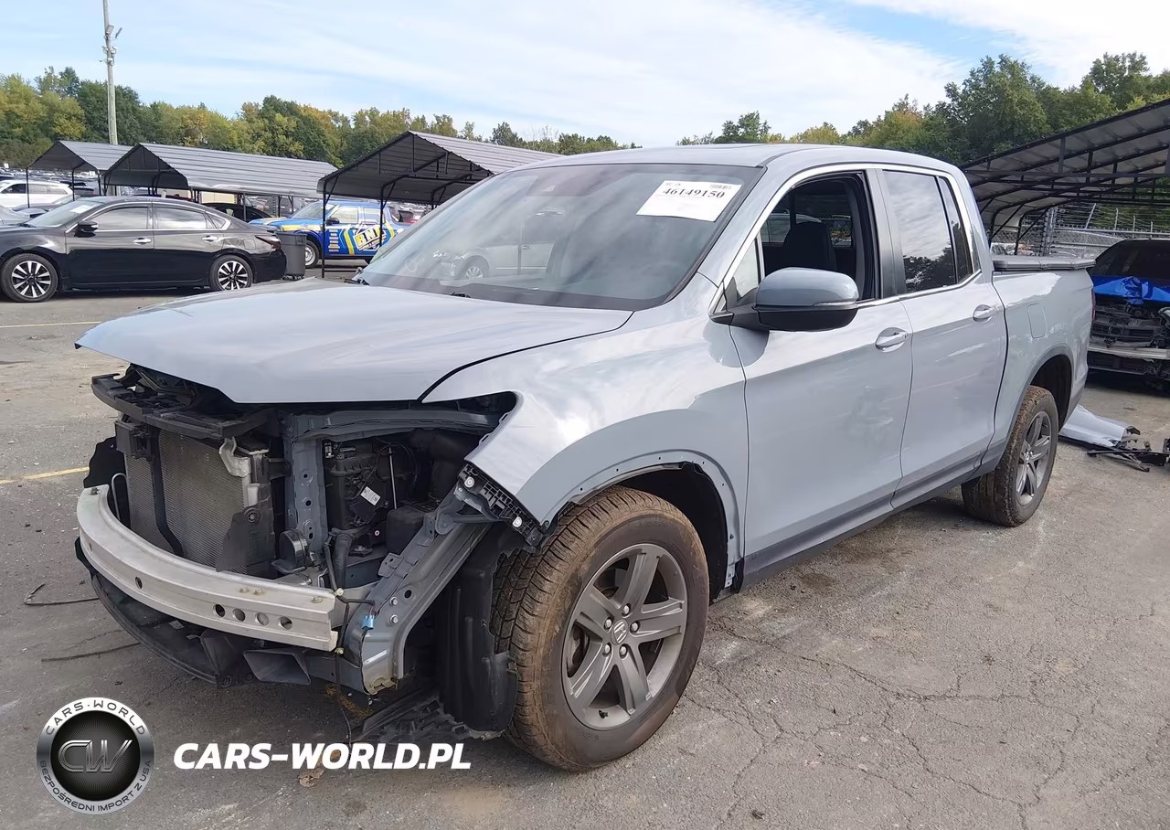 2022 Honda Ridgeline Rtl VIN:5FPYK3F56NB022201 - 2
