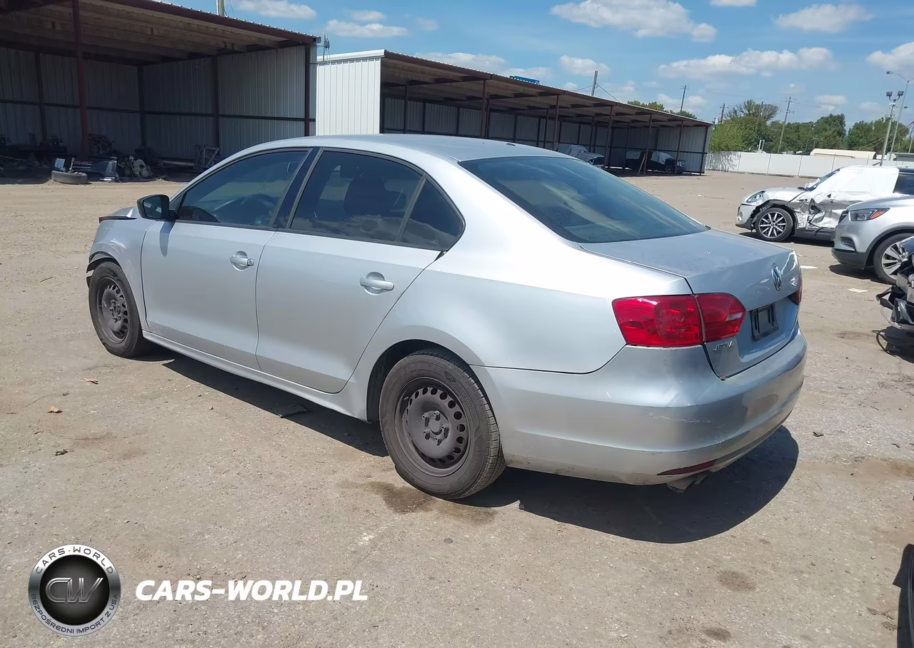 2014 Volkswagen Jetta 2.0L S VIN:3VW2K7AJ9EM291103 - 3
