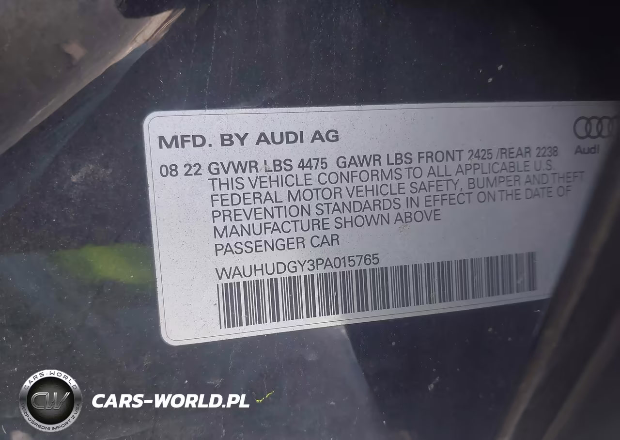 2023 Audi A3 Premium Plus 40 Tfsi Quattro S Tronic VIN:WAUHUDGY3PA015765 - 9