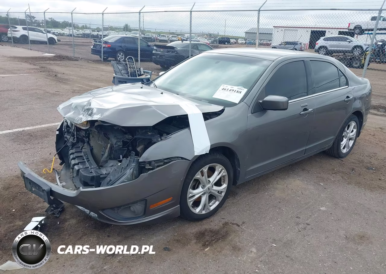 2012 Ford Fusion Se VIN:3FAHP0HA6CR306299 - 2