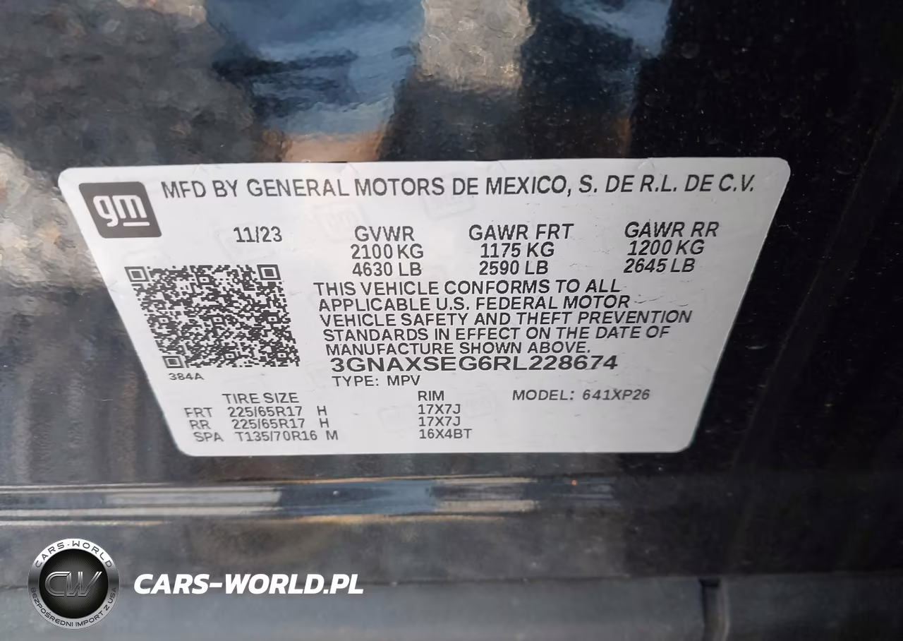 2024 Chevrolet Equinox Awd Ls VIN:3GNAXSEG6RL228674 - 9