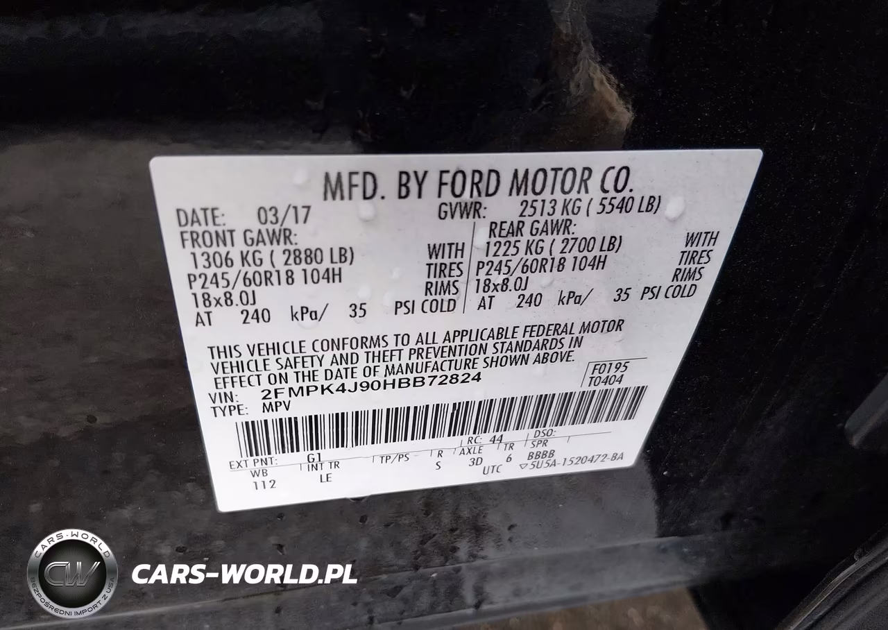 2017 Ford Edge Sel VIN:2FMPK4J90HBB72824 - 9