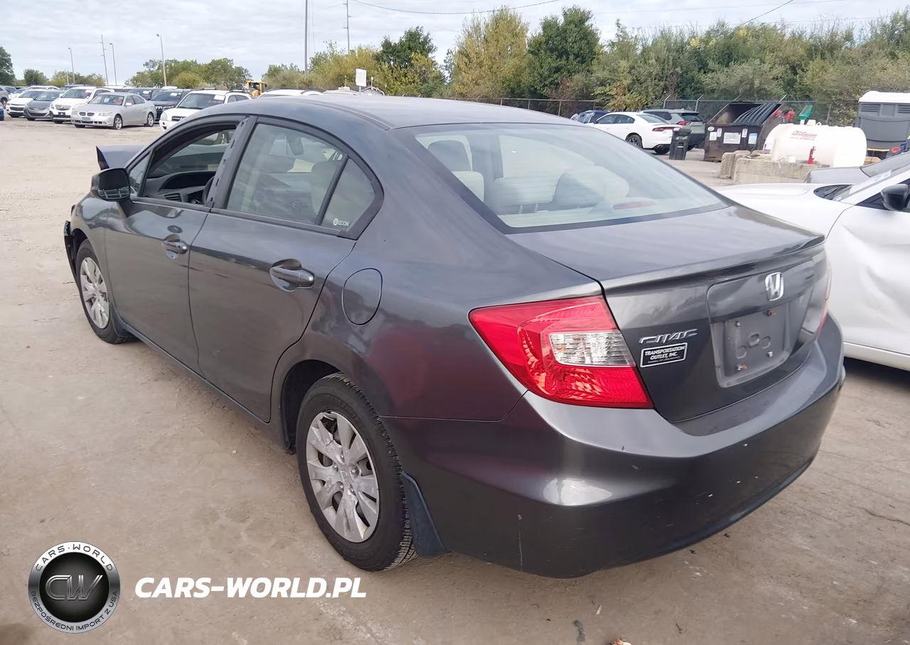 2012 Honda Civic Lx VIN:JHMFB2F55CS000800 - 3
