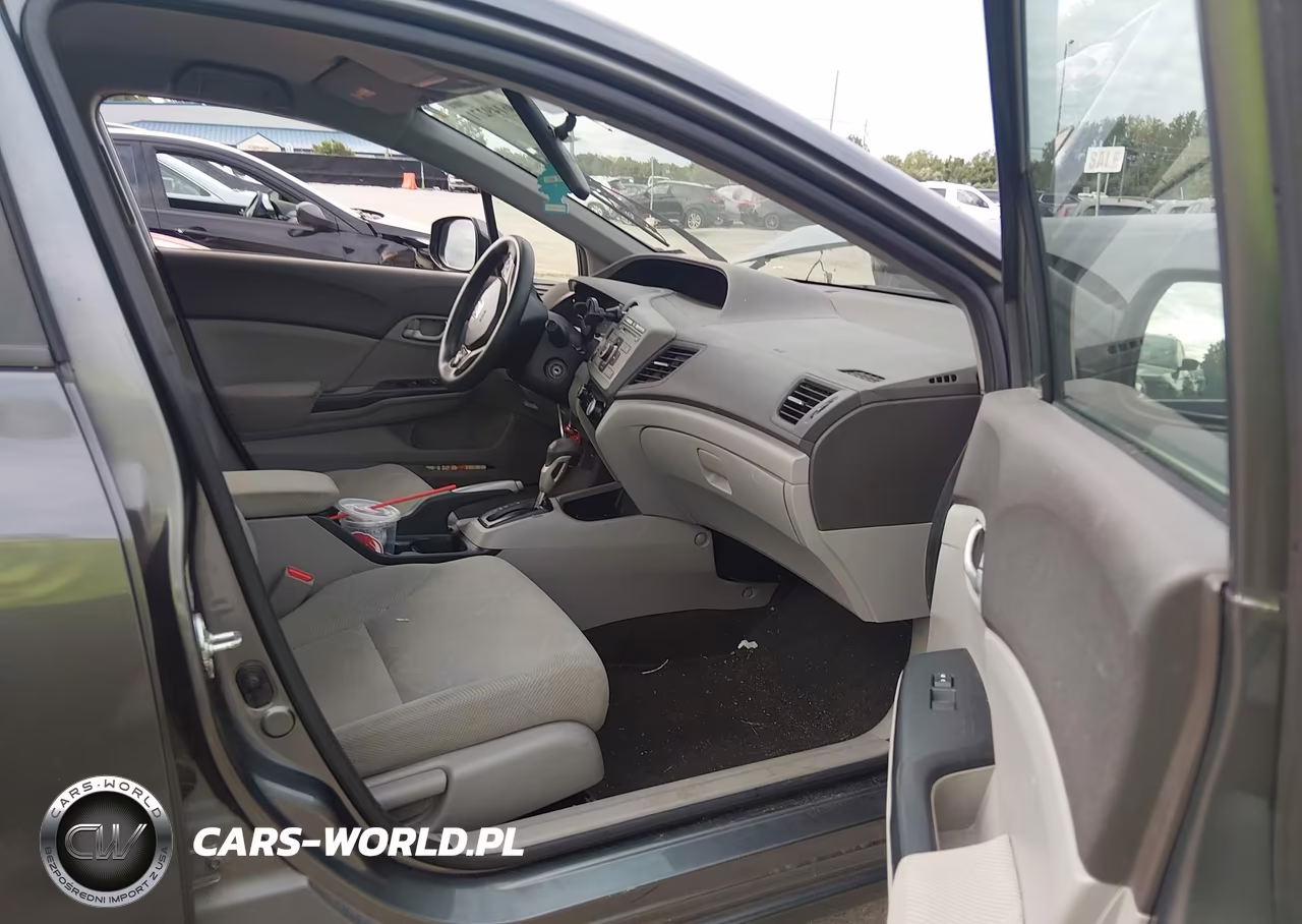 2012 Honda Civic Lx VIN:JHMFB2F55CS000800 - 5