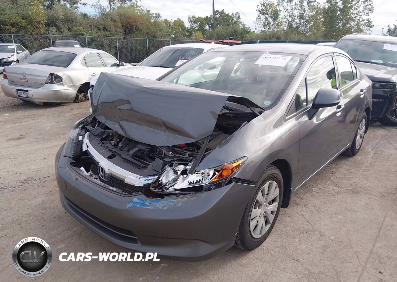 2012 Honda Civic Lx VIN:JHMFB2F55CS000800 - 6