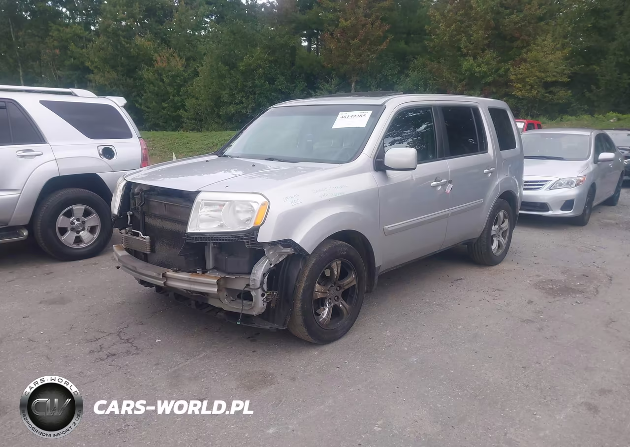 2012 Honda Pilot Ex-L VIN:5FNYF4H55CB042128 - 2