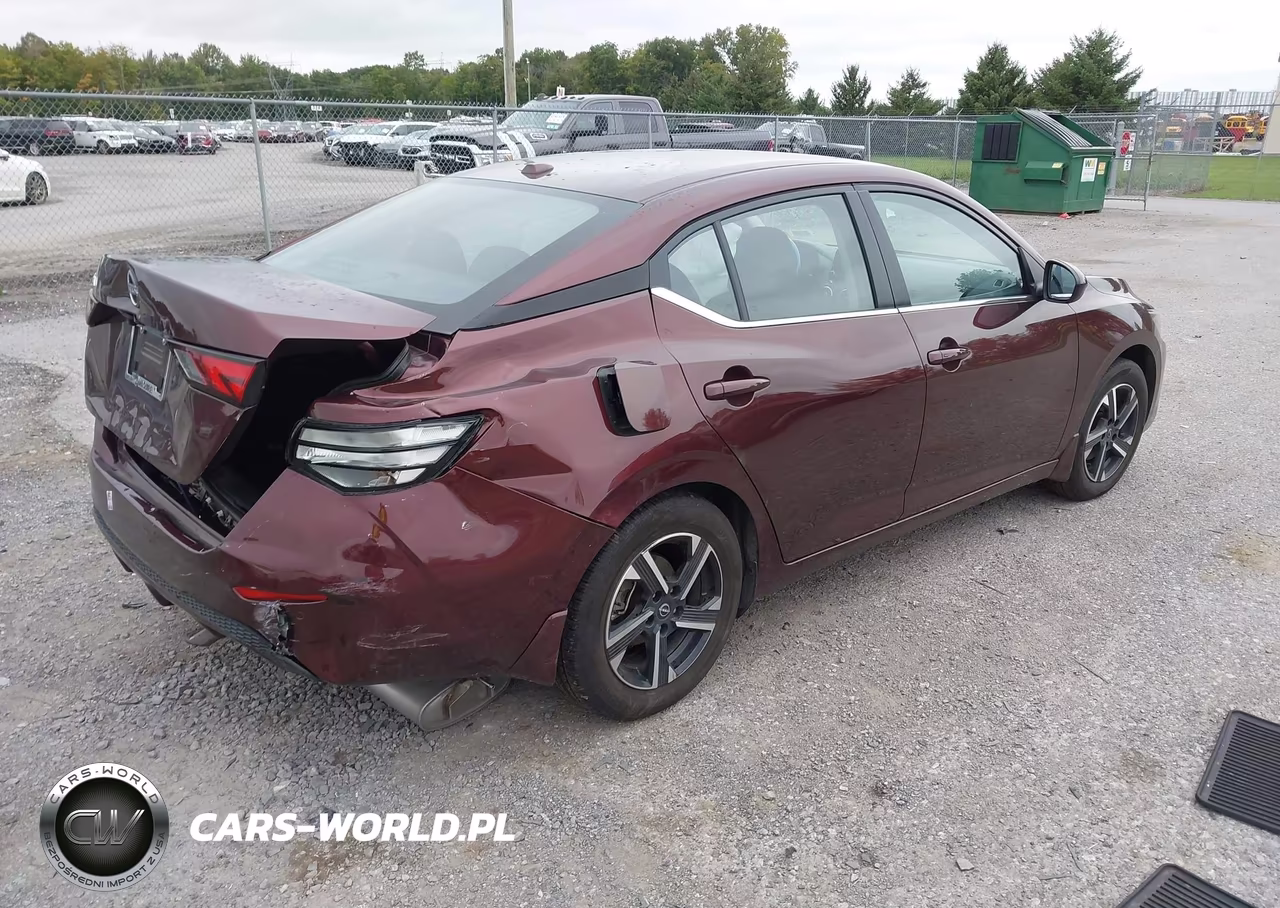 2025 Nissan Sentra Sv VIN:3N1AB8CV1SY412850 - 4