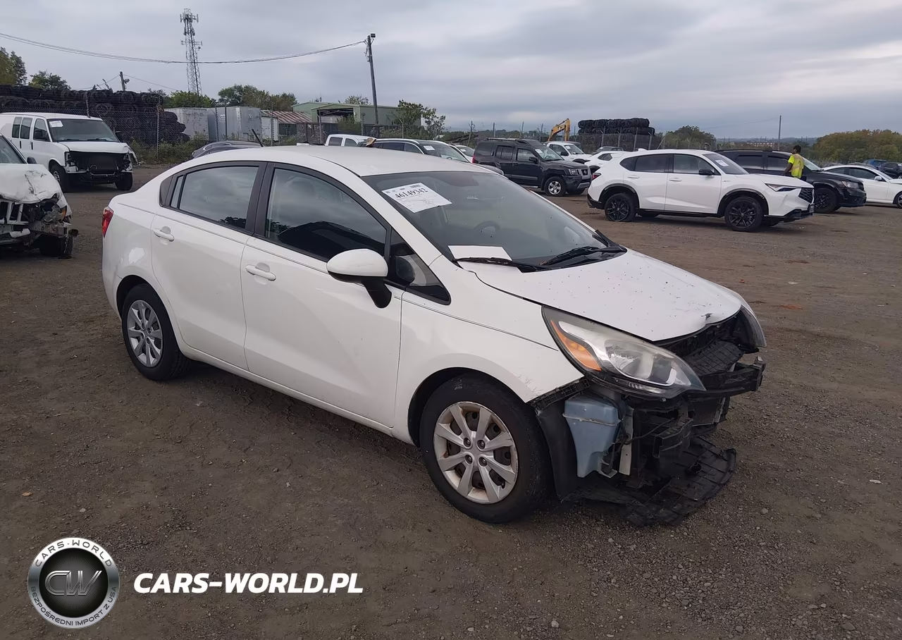 2014 Kia Rio Lx VIN:KNADM4A38E6358339 - 1