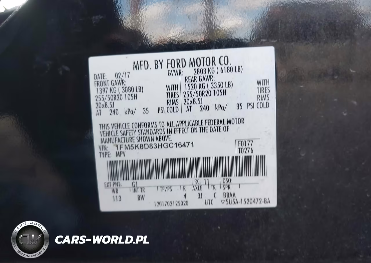 2017 Ford Explorer Xlt VIN:1FM5K8D83HGC16471 - 9
