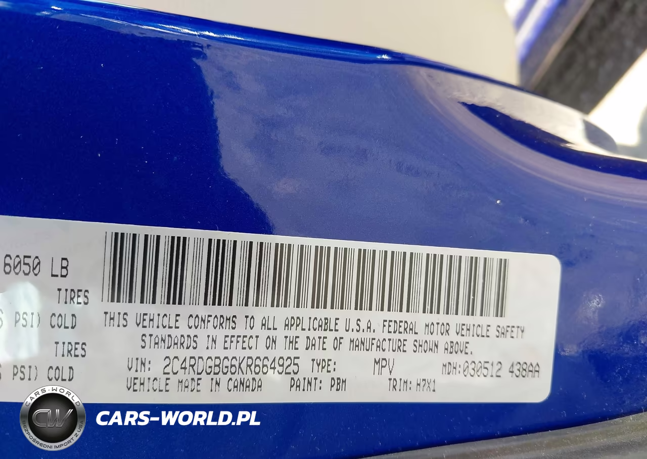 2019 Dodge Grand Caravan Se VIN:2C4RDGBG6KR664925 - 9