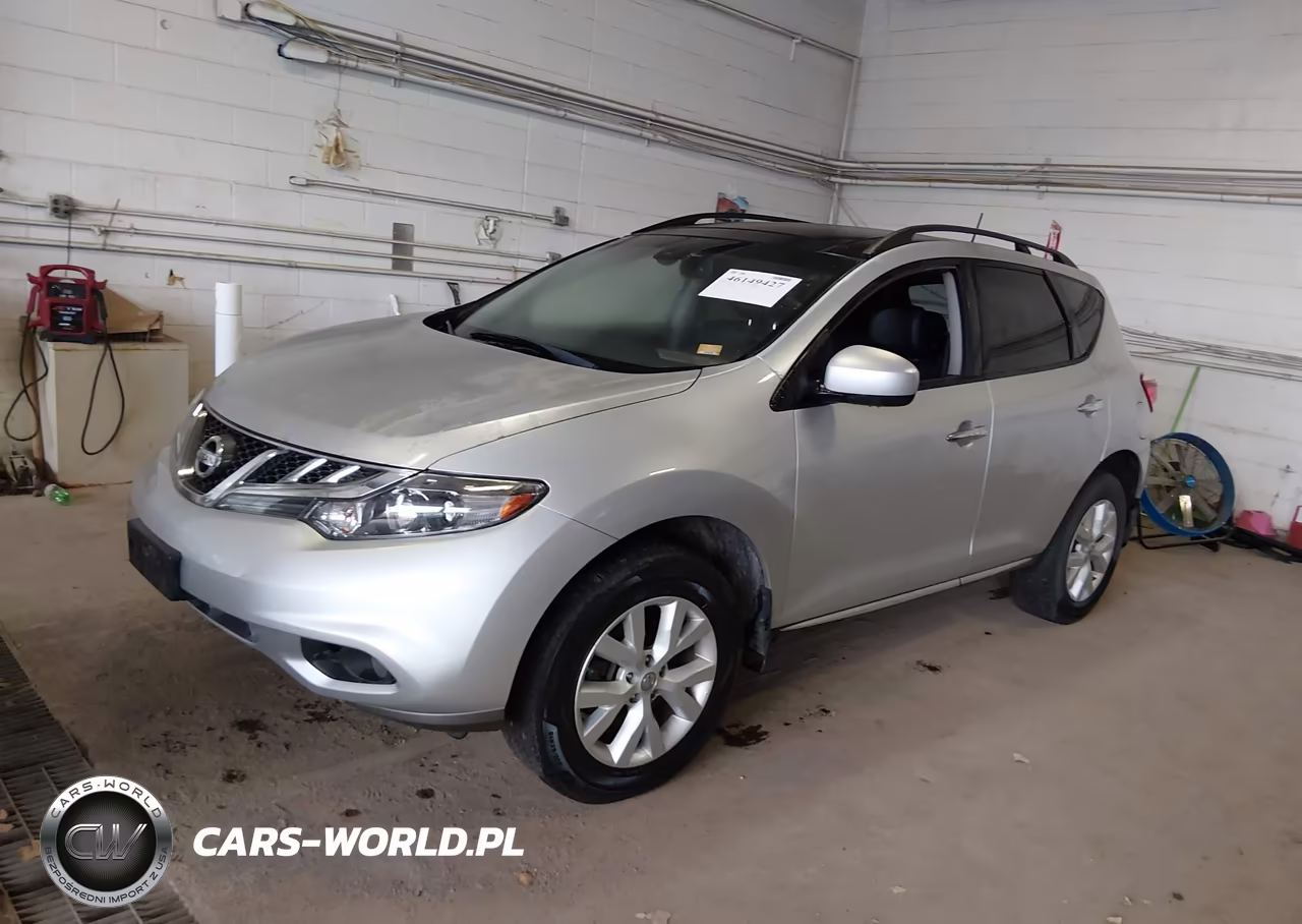 2011 Nissan Murano Sl VIN:JN8AZ1MW9BW180629 - 2