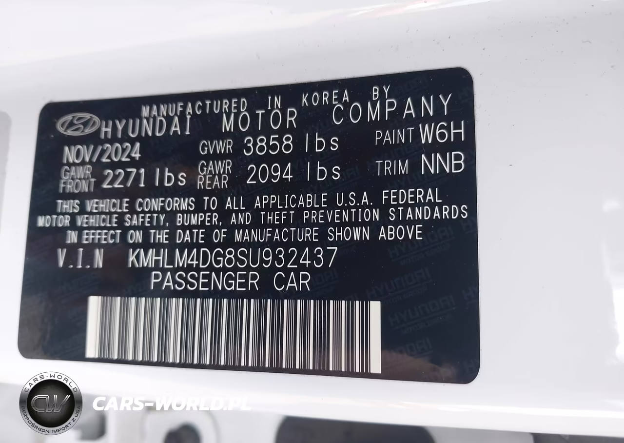 2025 Hyundai Elantra Sel Sport VIN:KMHLM4DG8SU932437 - 9