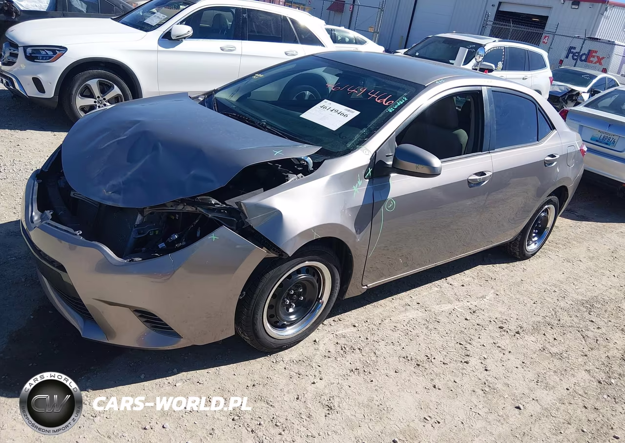 2016 Toyota Corolla Le VIN:2T1BURHE8GC592863 - 2