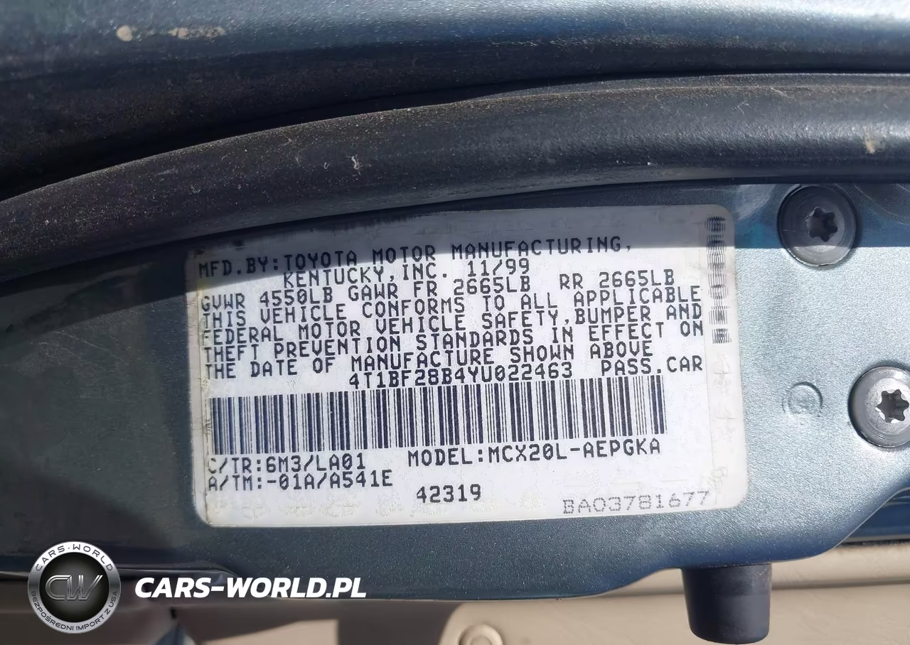 2000 Toyota Avalon Xls VIN:4T1BF28B4YU022463 - 9