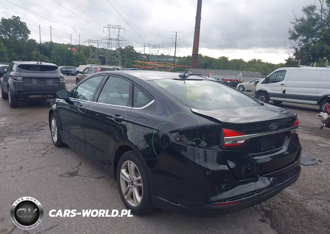 2018 Ford Fusion Se VIN:3FA6P0HDXJR196355 - 3