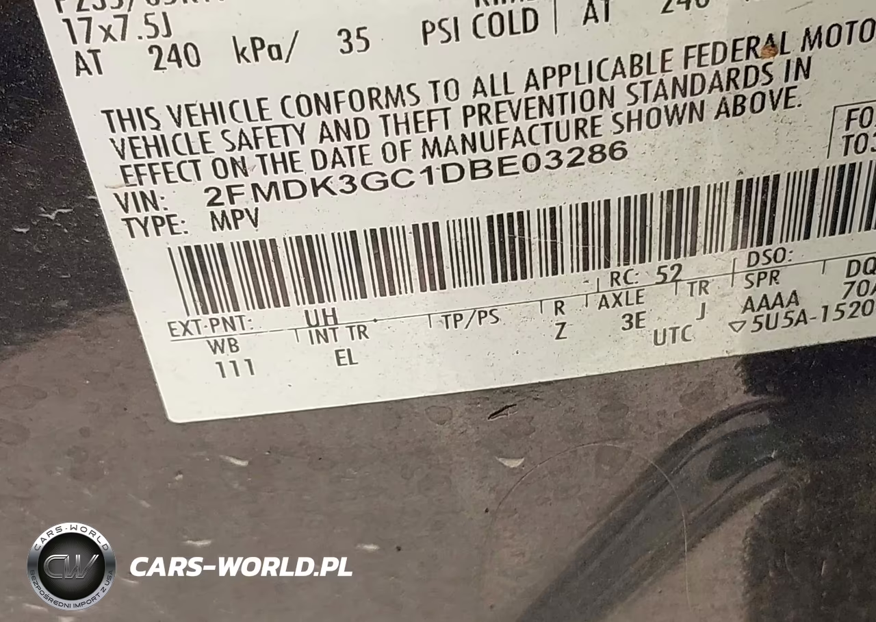 2013 Ford Edge Se VIN:2FMDK3GC1DBE03286 - 9