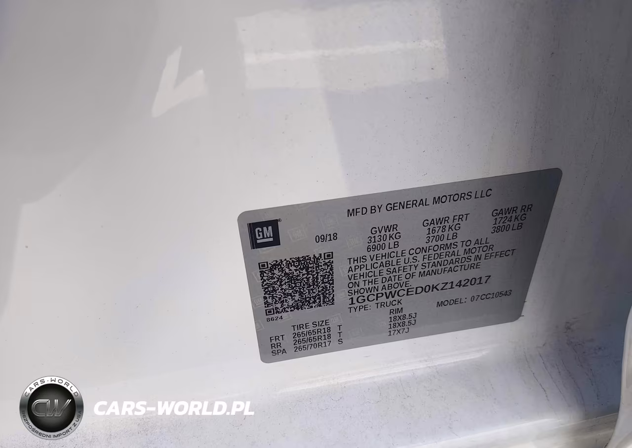 2019 Chevrolet Silverado 1500 Lt VIN:1GCPWCED0KZ142017 - 9