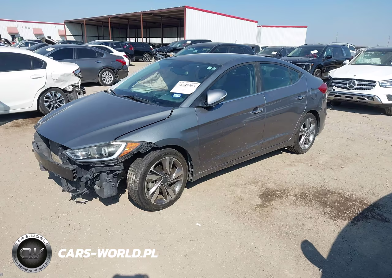 2017 Hyundai Elantra Limited VIN:KMHD84LF4HU283357 - 2