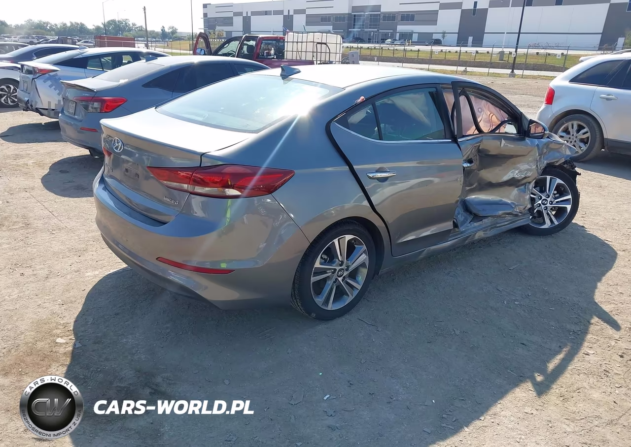 2017 Hyundai Elantra Limited VIN:KMHD84LF4HU283357 - 4