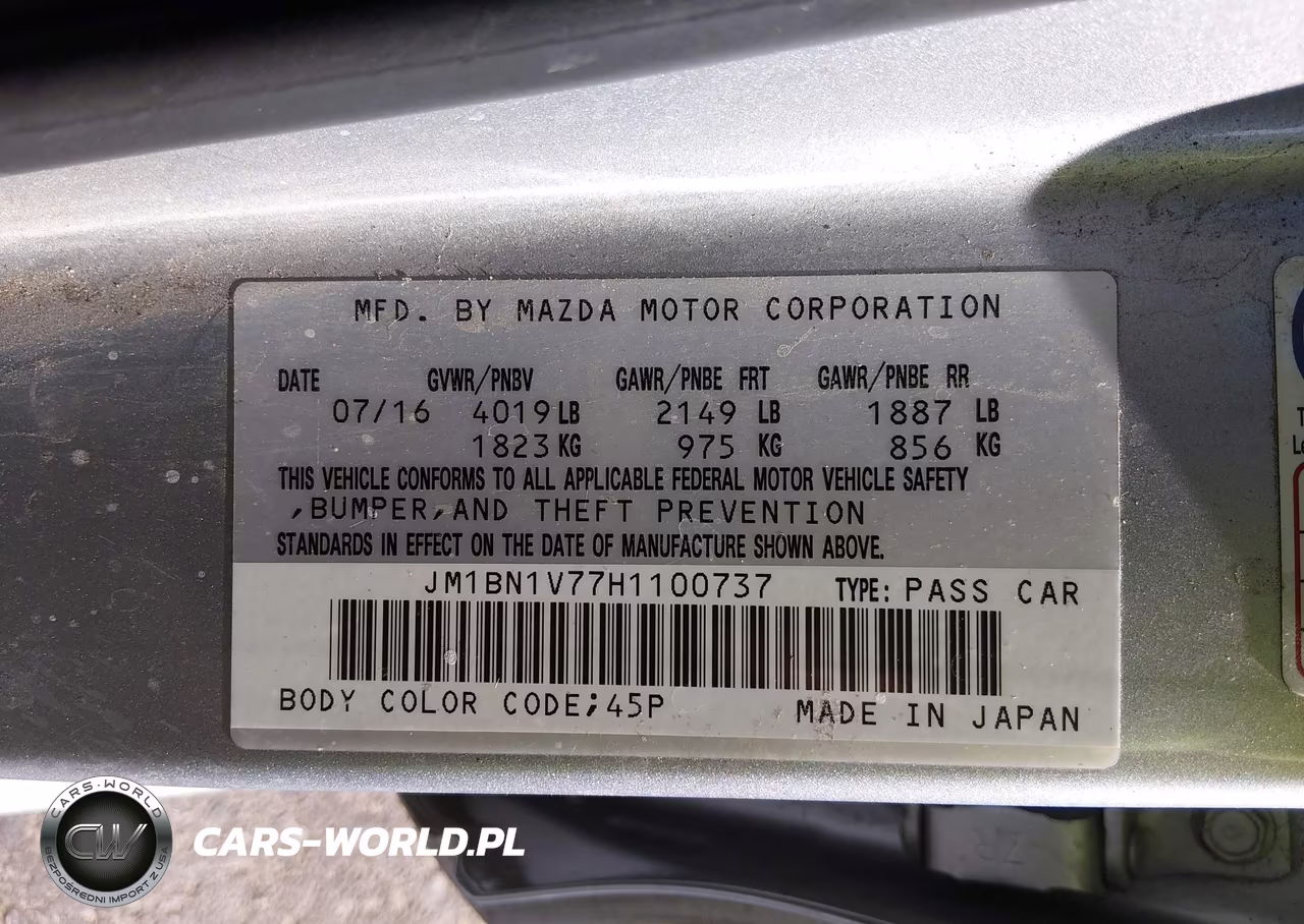 2017 Mazda Mazda3 Touring VIN:JM1BN1V77H1100737 - 9