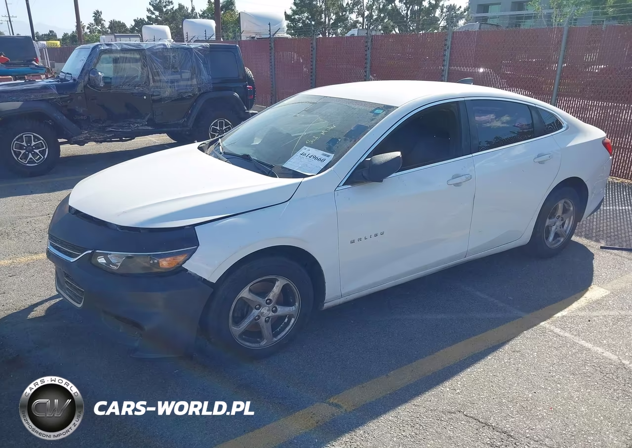 2017 Chevrolet Malibu Ls VIN:1G1ZB5STXHF156084 - 2