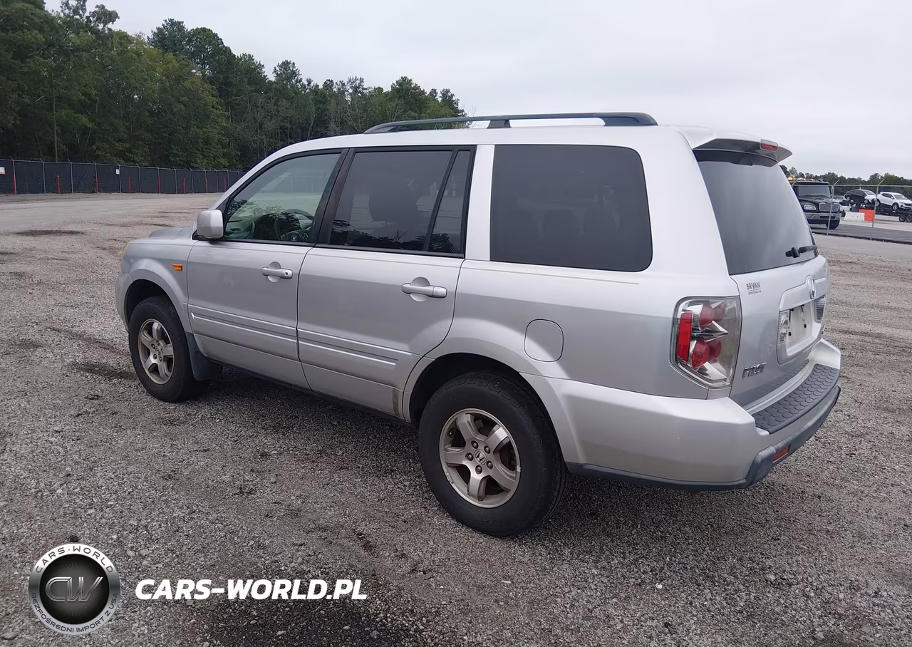 2006 Honda Pilot Ex-L VIN:2HKYF18586H554227 - 3