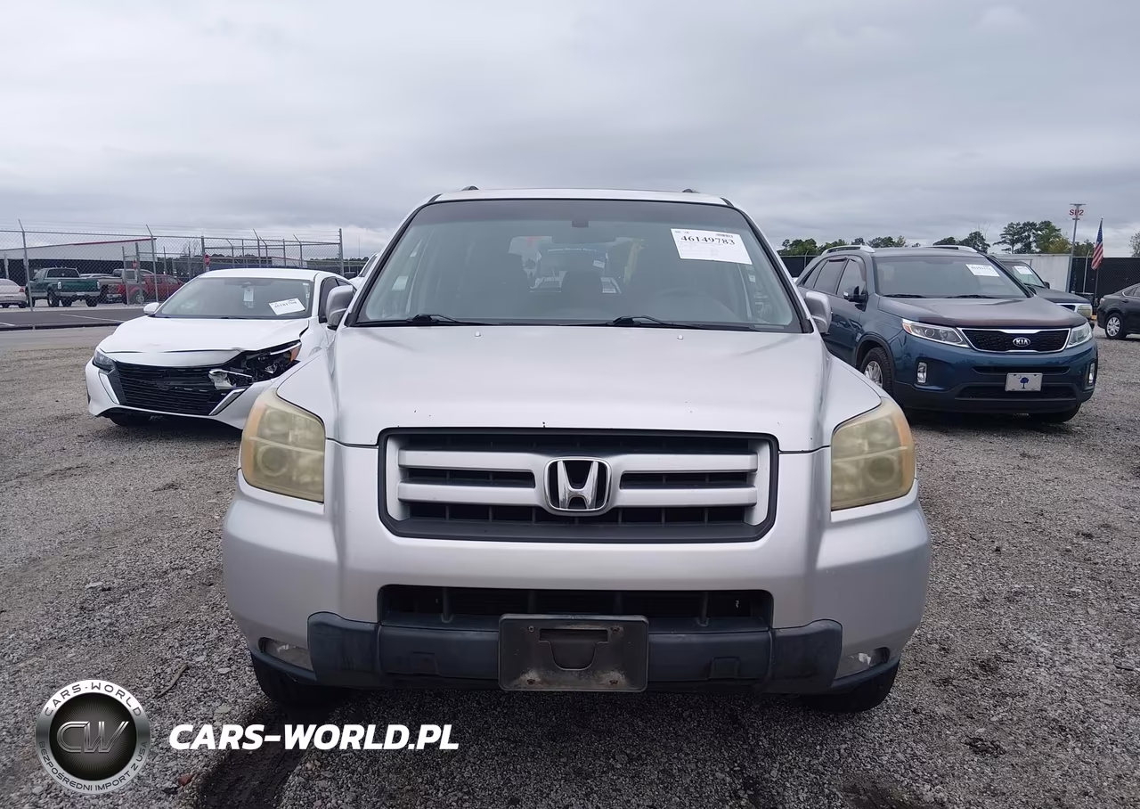 2006 Honda Pilot Ex-L VIN:2HKYF18586H554227 - 6
