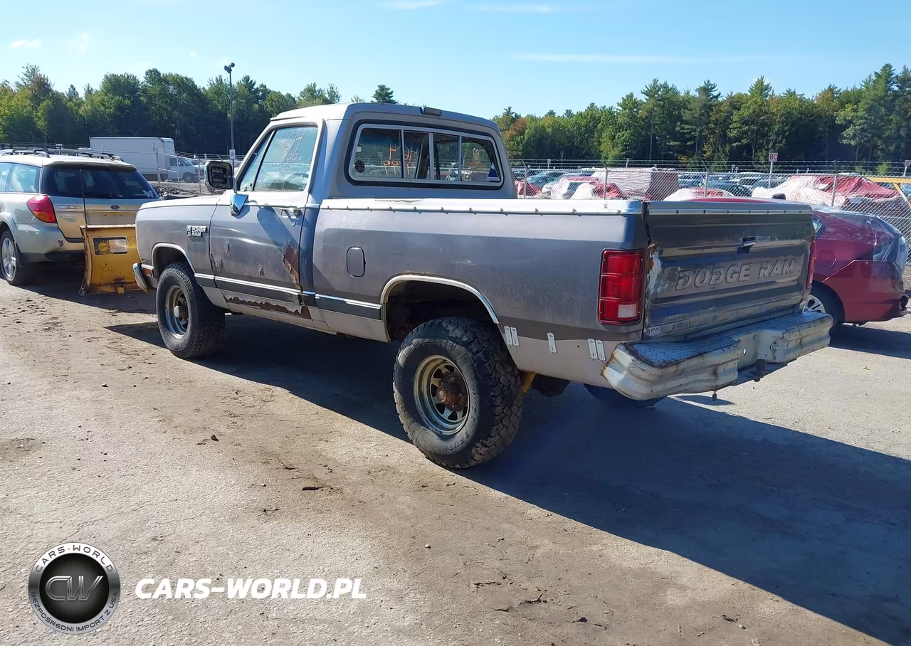 1989 Dodge W-Series W100 VIN:1B7HM06Y7KS031001 - 3