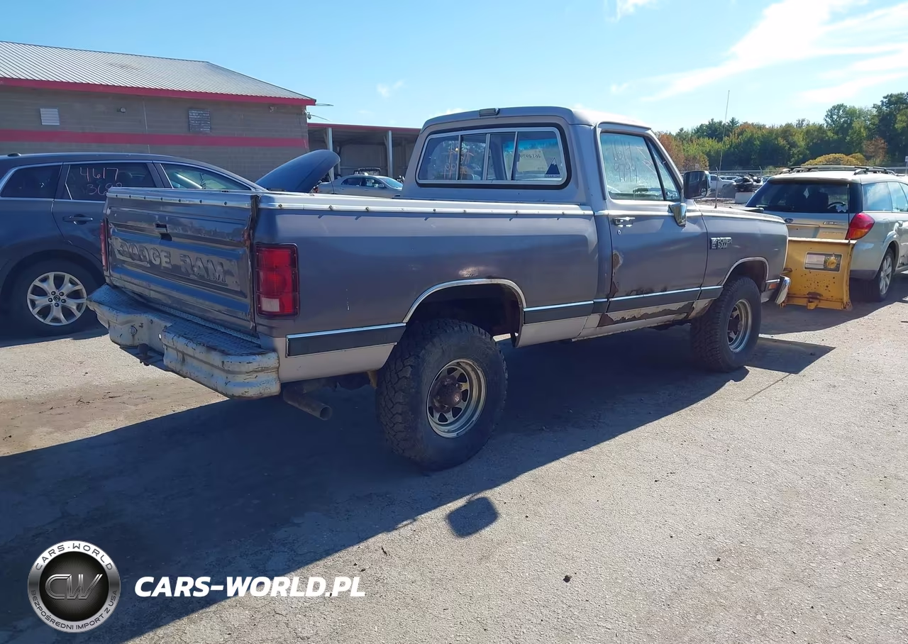 1989 Dodge W-Series W100 VIN:1B7HM06Y7KS031001 - 4