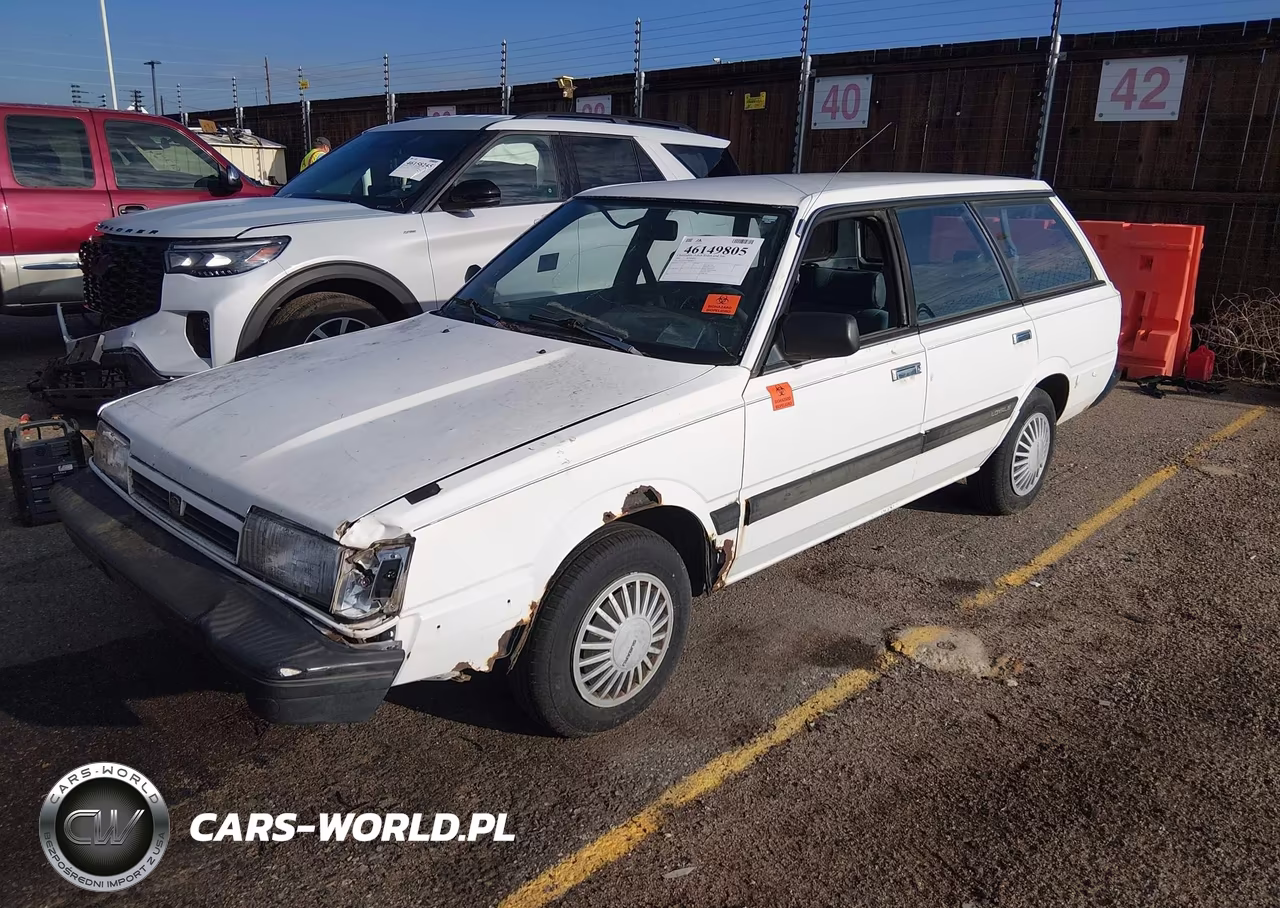 1992 Subaru Loyale VIN:JF1AN4221NB418077 - 2