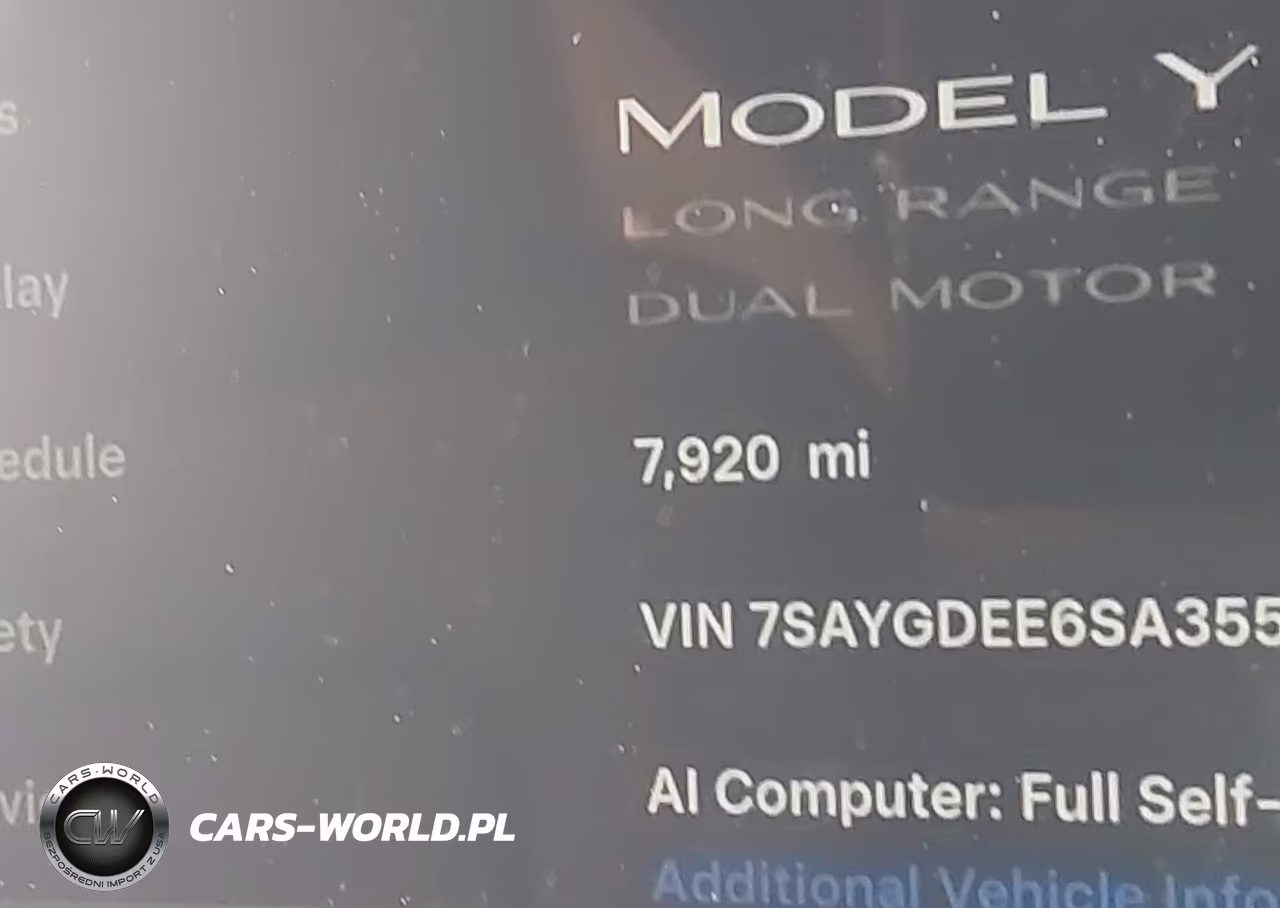 2025 Tesla Model Y Long Range Dual Motor All-Wheel Drive VIN:7SAYGDEE6SA355625 - 14