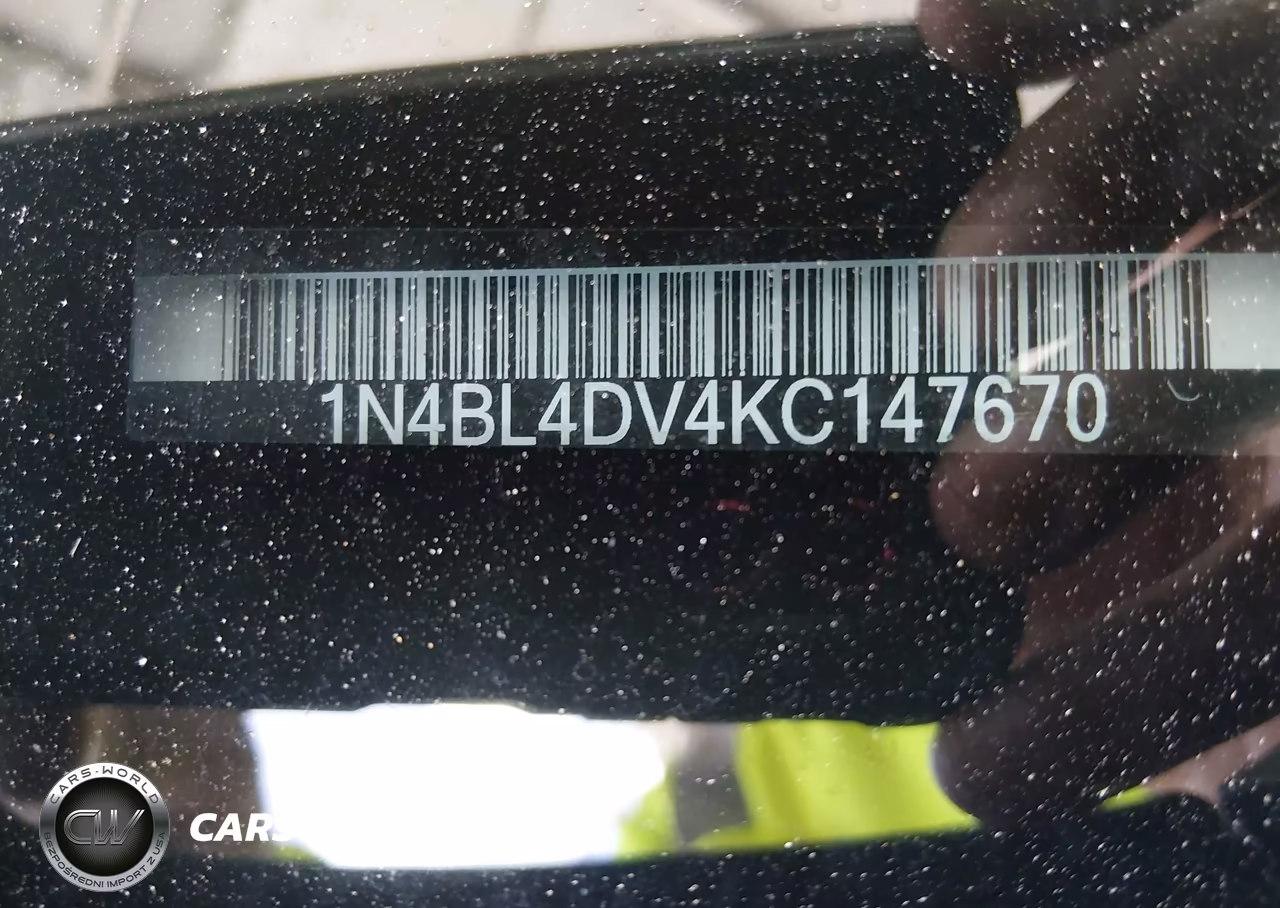 2019 Nissan Altima 2.5 Sv VIN:1N4BL4DV4KC147670 - 9