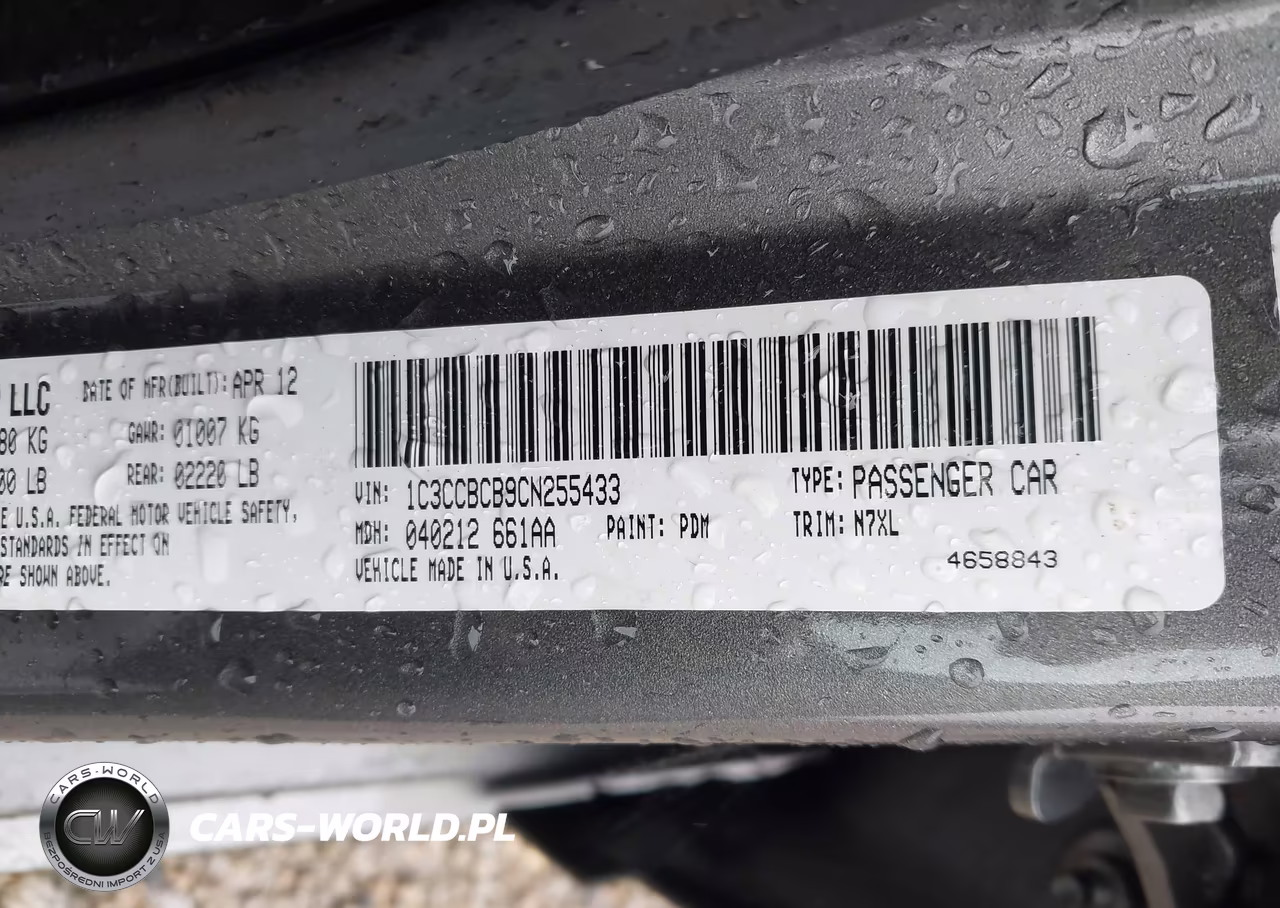 2012 Chrysler 200 Limited VIN:1C3CCBCB9CN255433 - 9