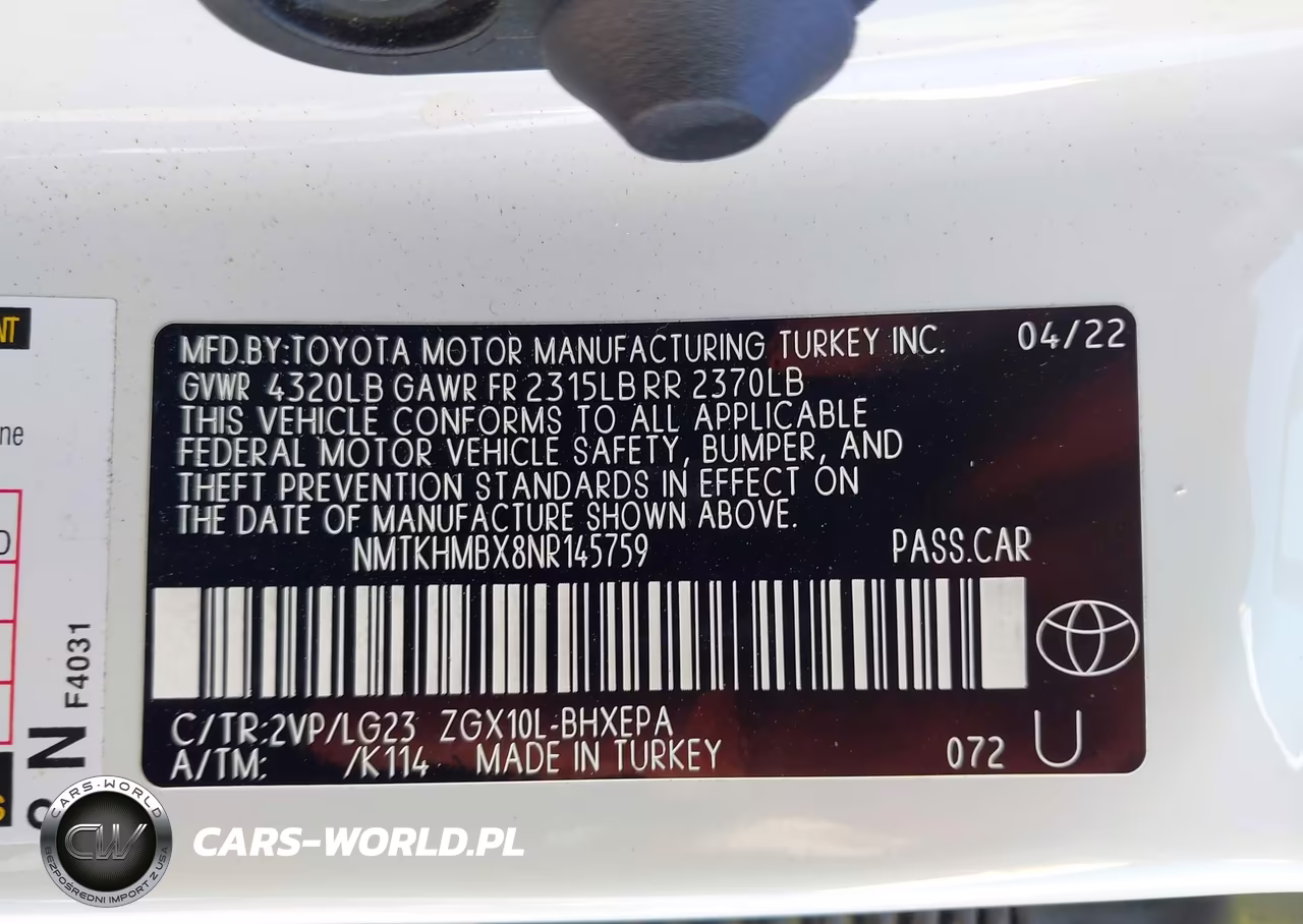 2022 Toyota C-Hr Limited VIN:NMTKHMBX8NR145759 - 9