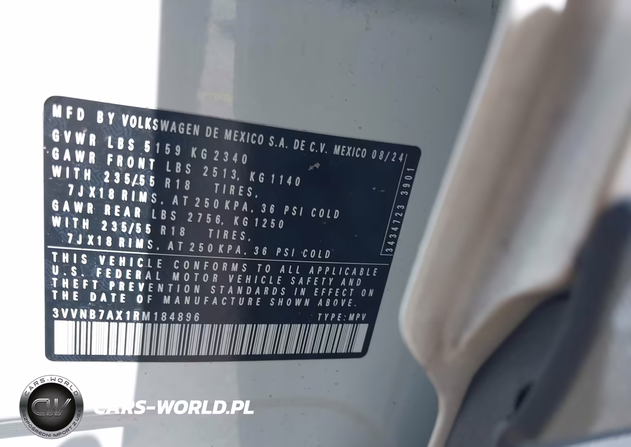 2024 Volkswagen Tiguan 2.0T Se-2.0T Wolfsburg Edition VIN:3VVNB7AX1RM184896 - 9