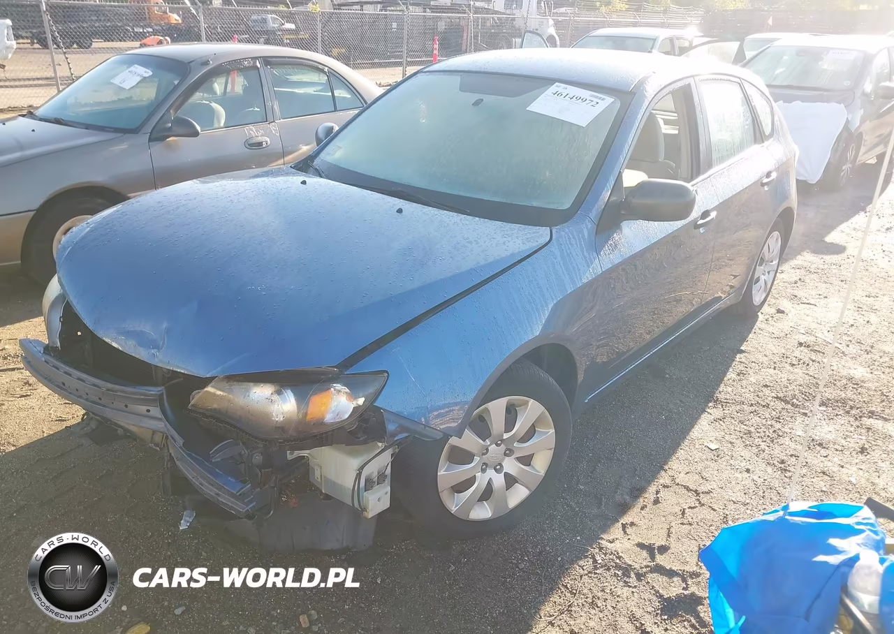 2008 Subaru Impreza 2.5I VIN:JF1GH61618H838053 - 2
