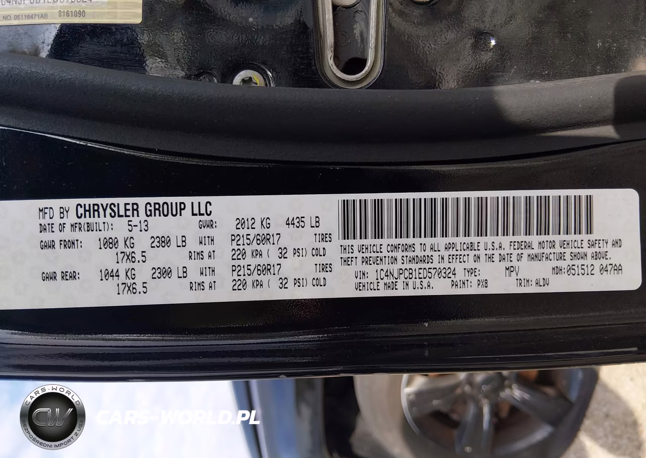 2014 Jeep Patriot Limited VIN:1C4NJPCB1ED570324 - 9