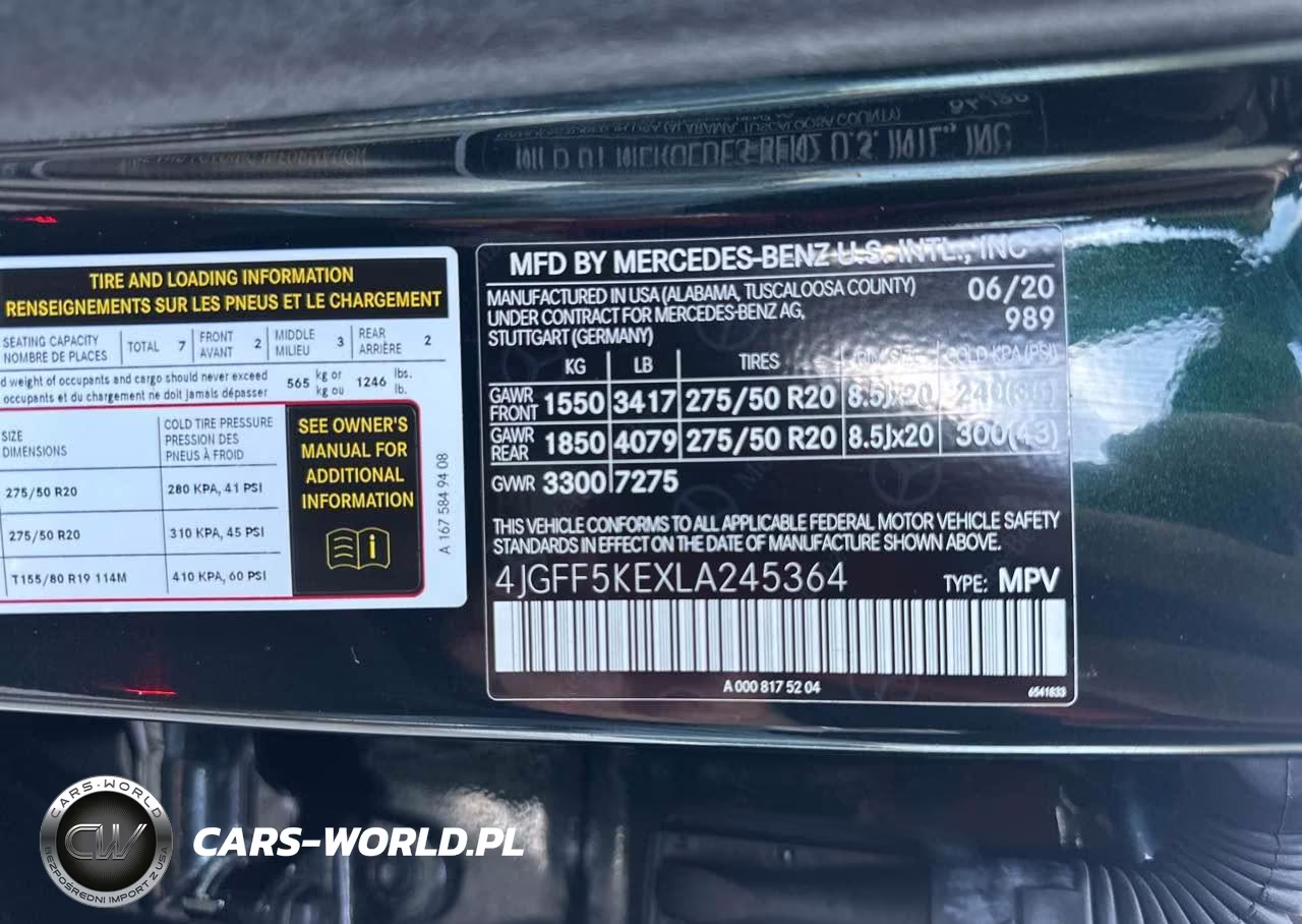 2020 Mercedes-Benz Gls 450 4Matic VIN:4JGFF5KEXLA245364 - 9