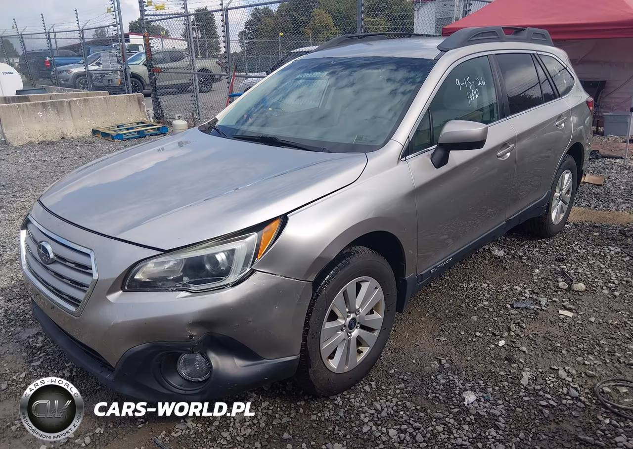 2016 Subaru Outback 2.5I Premium VIN:4S4BSACC2G3338826 - 2